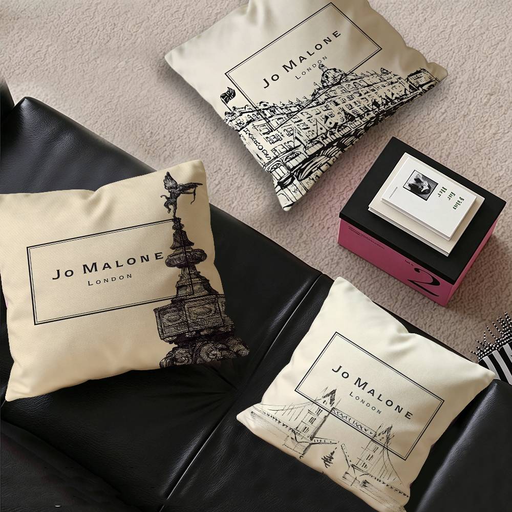 Home Textiles Logo - غطاء وسادة بتصميم شعار J-Jo M-Malone،