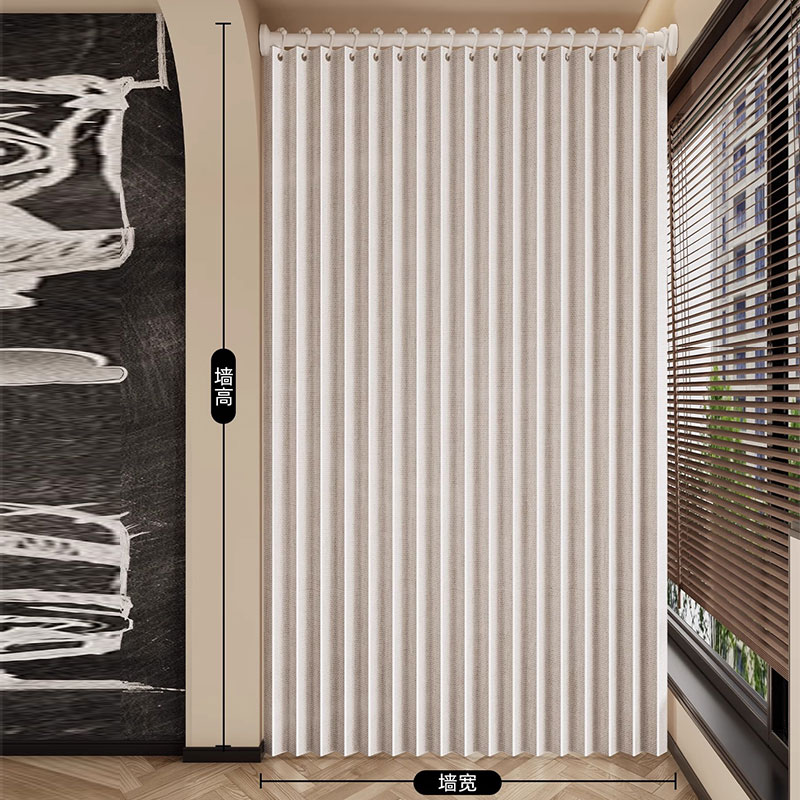 Home Textiles Curtains - ستارة باب قابلة للطي على شكل
