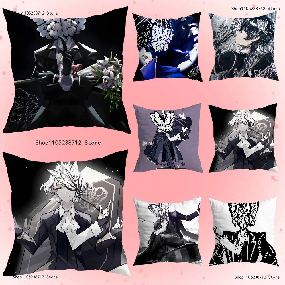 Home Textiles Company - غطاء وسادة من شركة L-Limbus Butterfly،