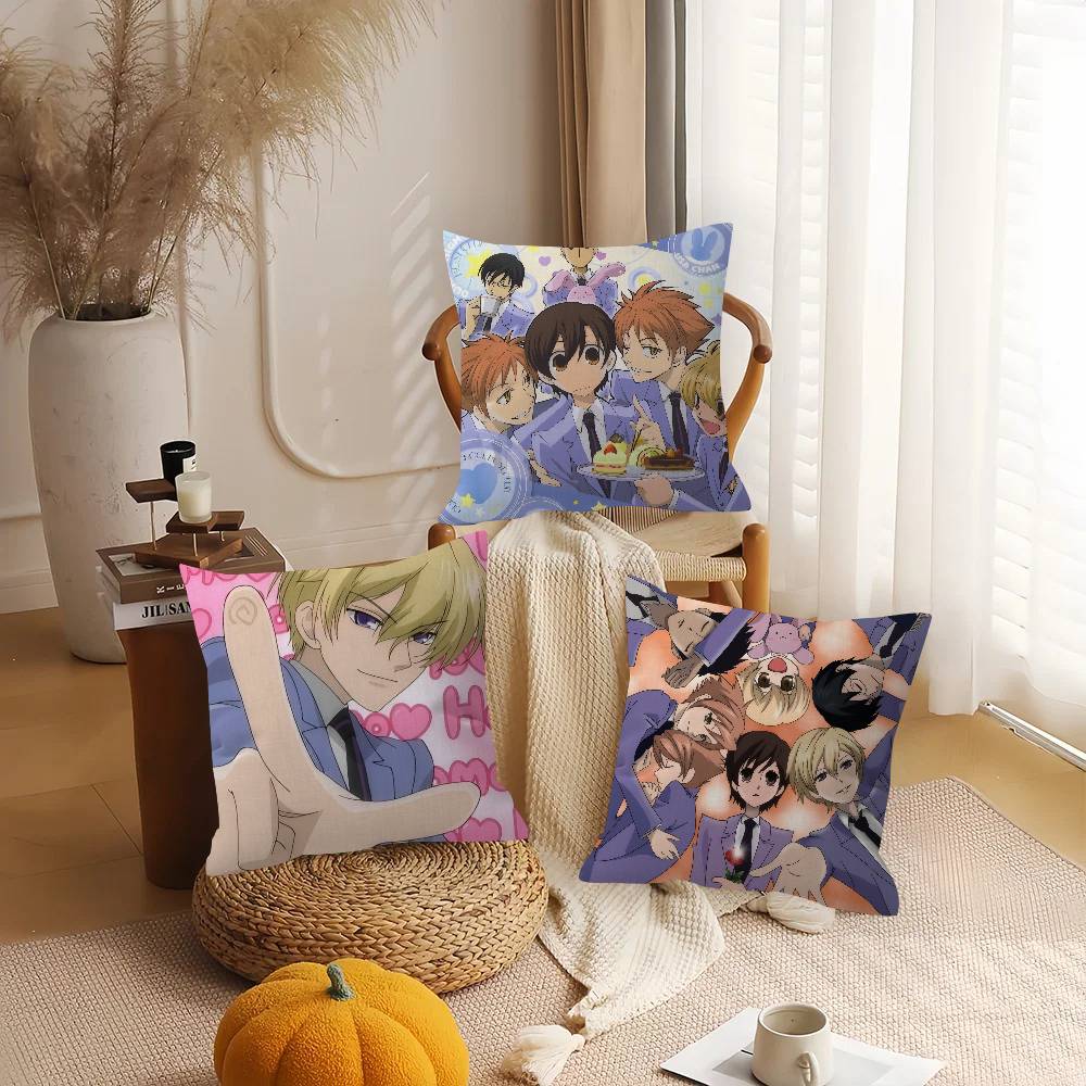 Home Textiles Super Soft - أغطية وسائد Ouran High School H-Host