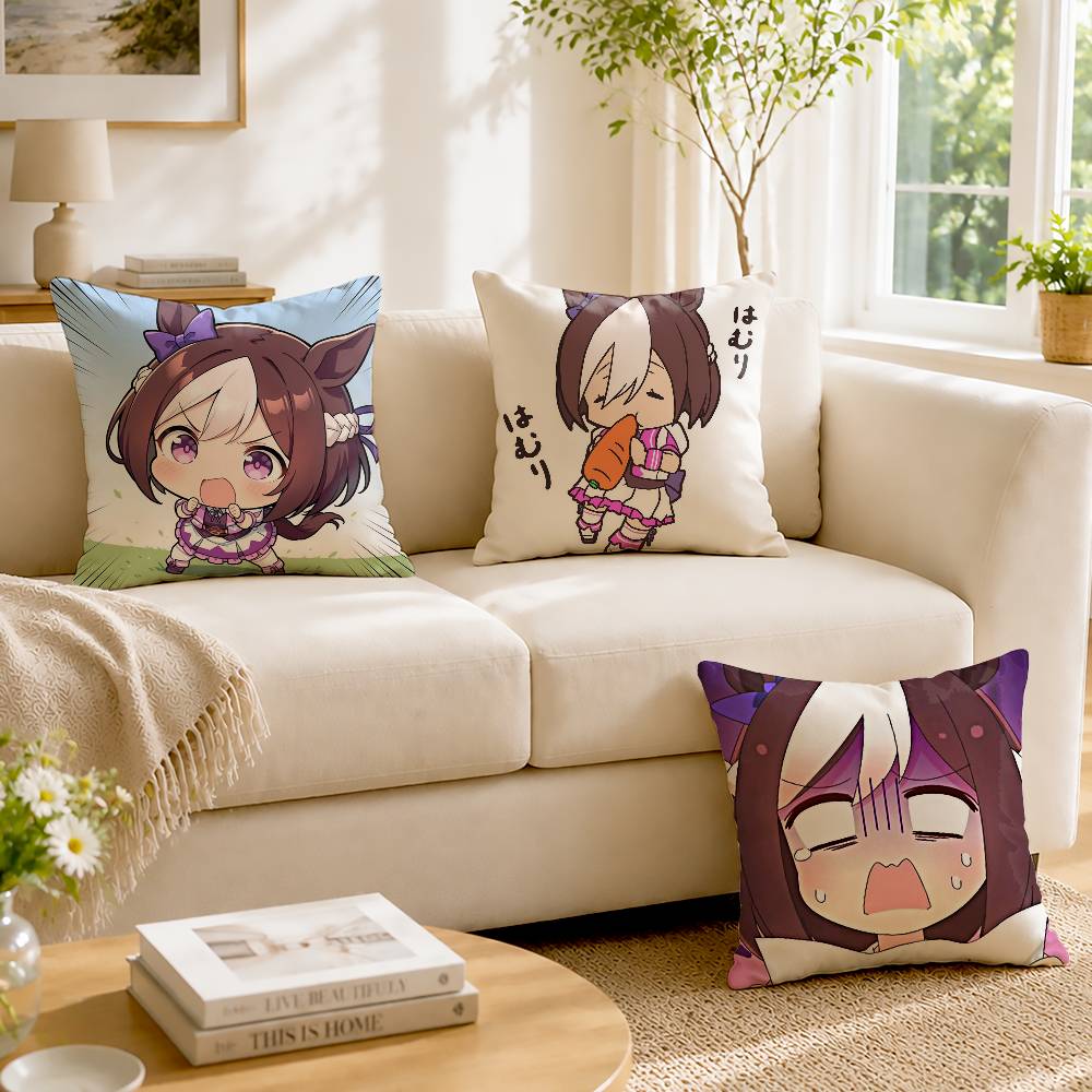 Home Textiles Week - غطاء وسادة مربع مطبوع على الوجهين
