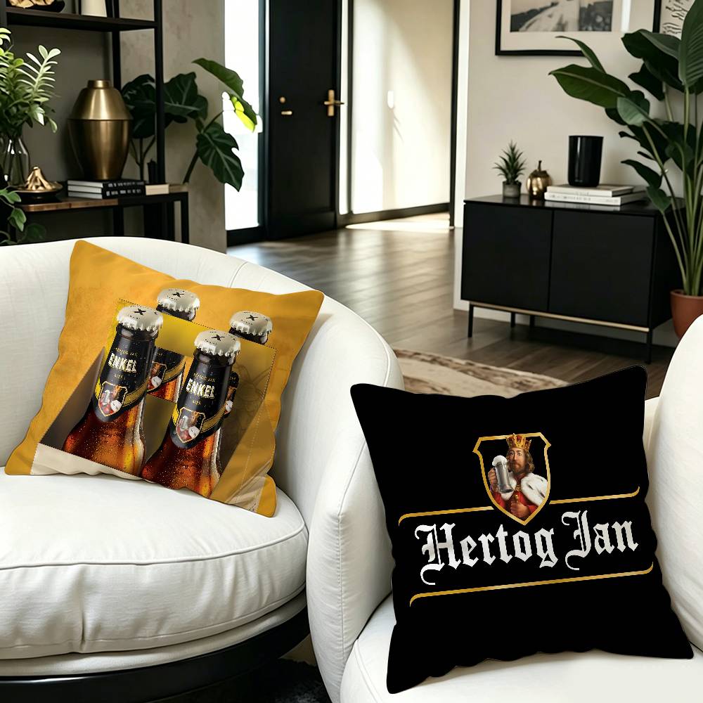 غطاء وسادة مخصص بشعار هيرتوج ج - مراجعة Home Textiles Logo وسعره