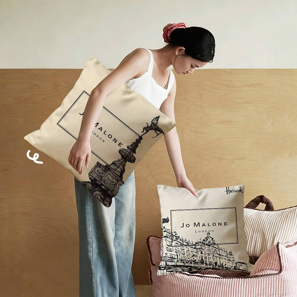 غطاء وسادة بتصميم شعار J-Jo M- - مراجعة Home Textiles Logo وسعره