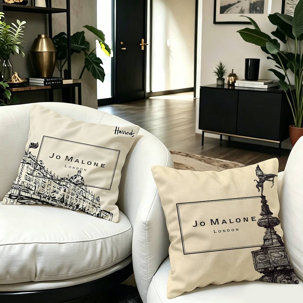 غطاء وسادة بتصميم شعار J-Jo M- - مراجعة Home Textiles Logo وسعره