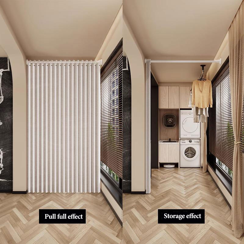 ستارة باب قابلة للطي على شكل أ - مراجعة Home Textiles Curtains وسعره