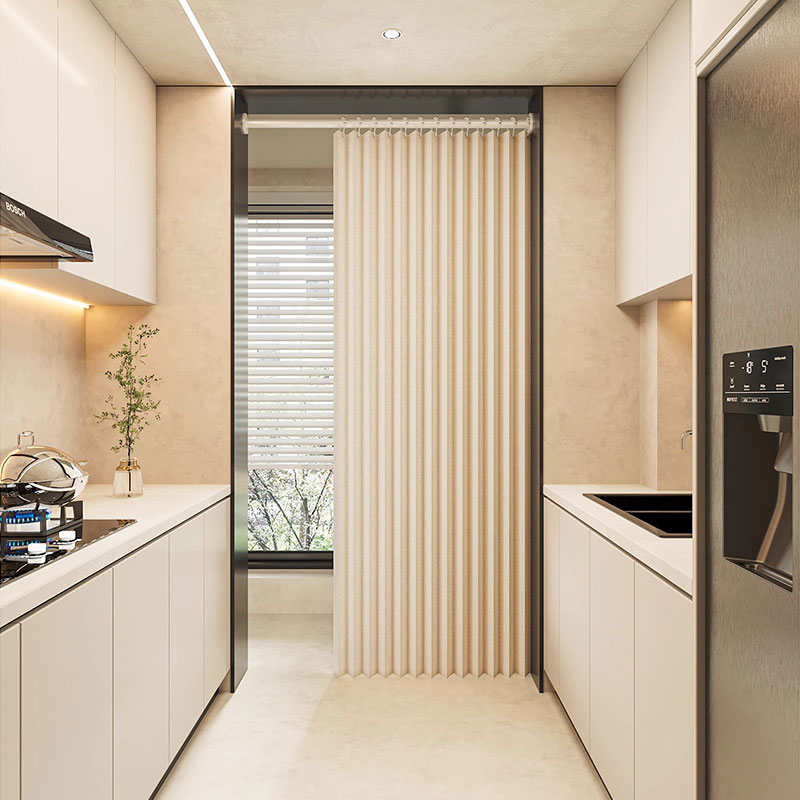 ستارة باب قابلة للطي على شكل أ - مراجعة Home Textiles Curtains وسعره