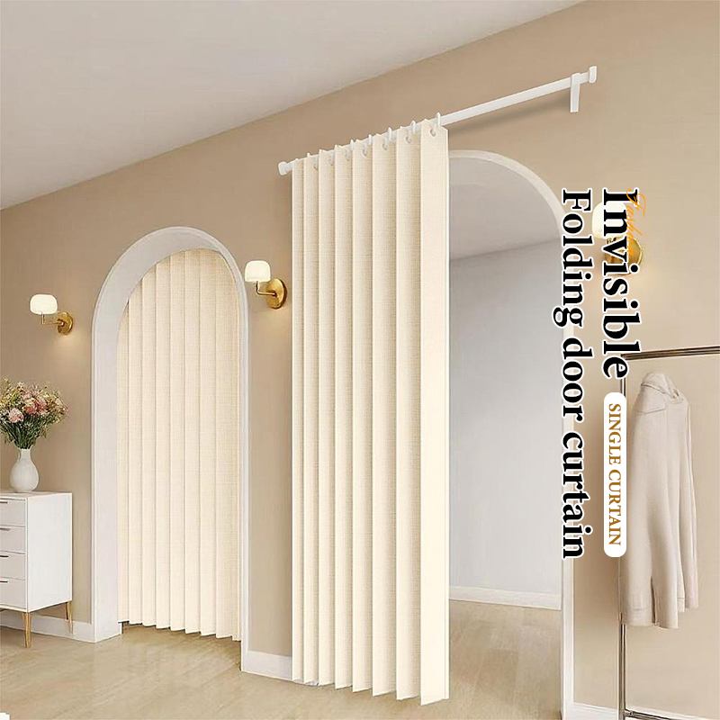 ستارة باب قابلة للطي على شكل أ - مراجعة Home Textiles Curtains وسعره