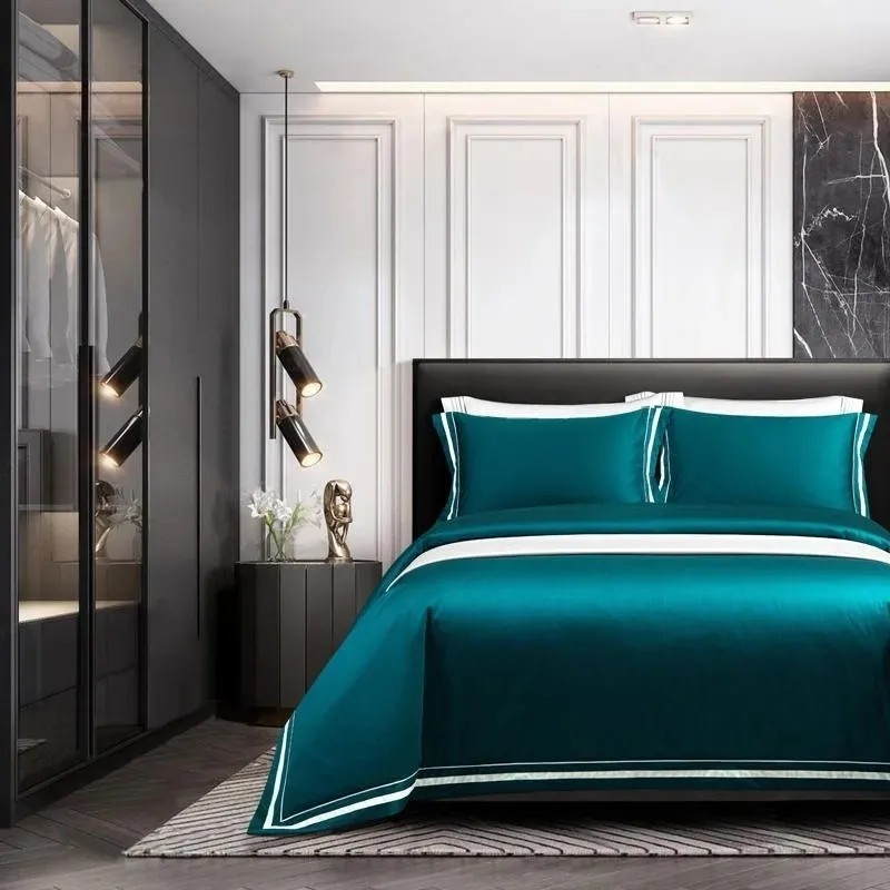 مجموعة غطاء لحاف قطن مصري ناعم - مراجعة Home Textiles Super Soft وسعره