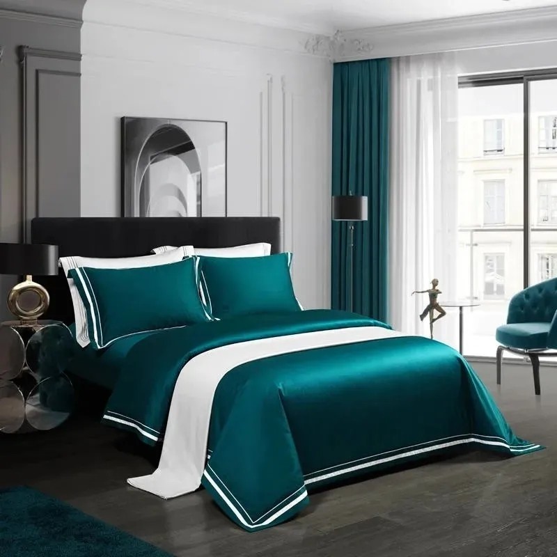مجموعة غطاء لحاف قطن مصري ناعم - مراجعة Home Textiles Super Soft وسعره
