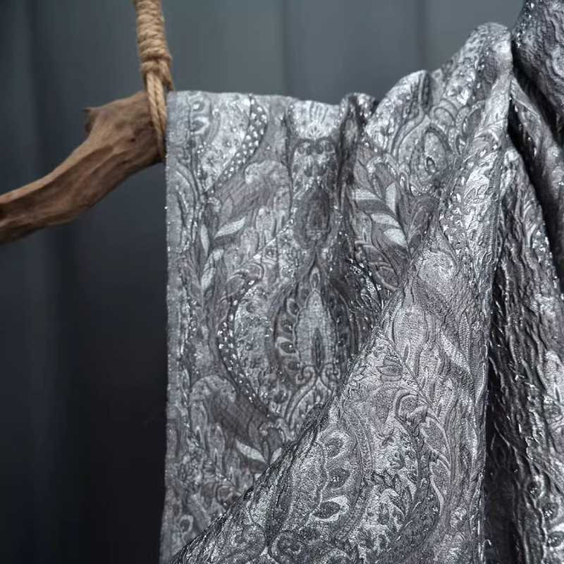 ستائر جاكار لامعة بنمط القصر ا - مراجعة Home Textiles Curtains وسعره